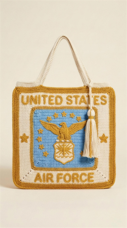 Military Branch Crochet Bags